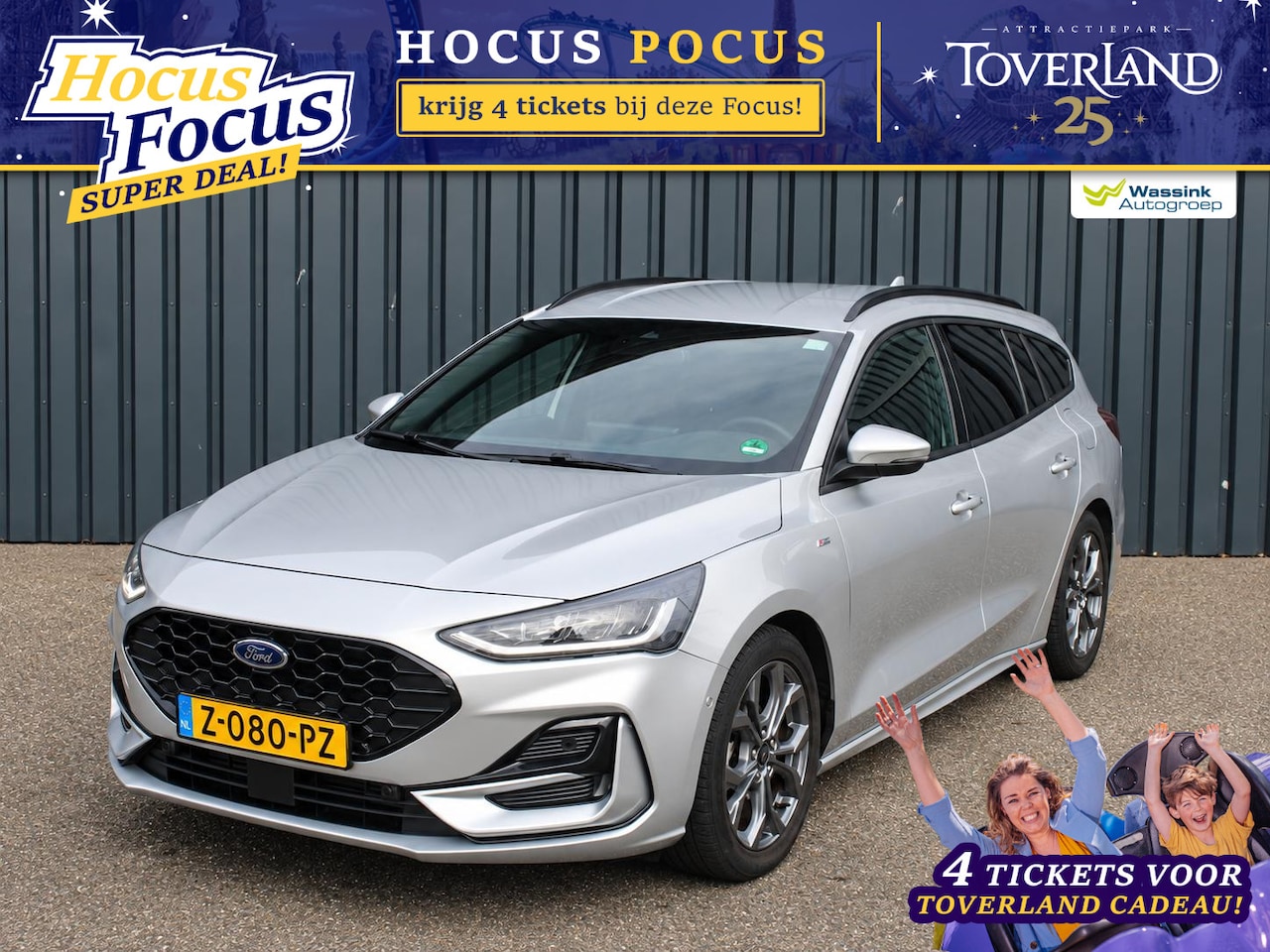 Ford Focus Wagon - 1.0 EcoBoost Hybrid ST Line Navigatie | Carplay | Camera | Stoel/ Stuurverwarming | All Se - AutoWereld.nl