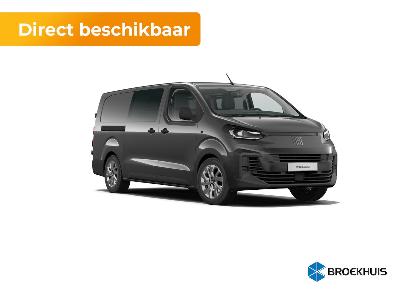 Fiat Scudo - Professional Standaard - Dubbele Cabine | ABS met noodremassistentie / ESP en Hill Start A - AutoWereld.nl