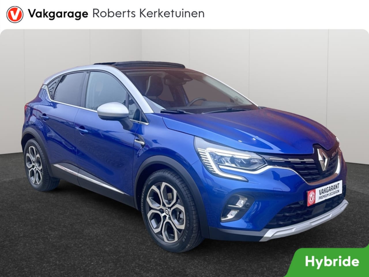 Renault Captur - 1.6 E-Tech Hybride 145 Intens Panorama Schuifdak Half Leder - AutoWereld.nl
