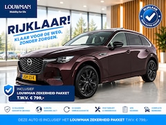 Mazda CX-80 - 2.5 e-SkyActiv PHEV Homura Plus | RIJKLAAR INCLUSIEF AFLEVERPAKKET TWV 799, - | Panorama-d
