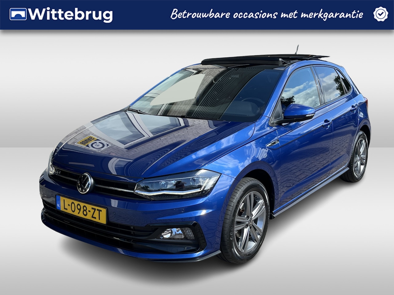 Volkswagen Polo - 1.0 TSI Highline Business R / AUTOMAAT/ PANO/ TREKHAAK/ ACC/ APP-CONNECT/ PARK.SENSOREN V+ - AutoWereld.nl