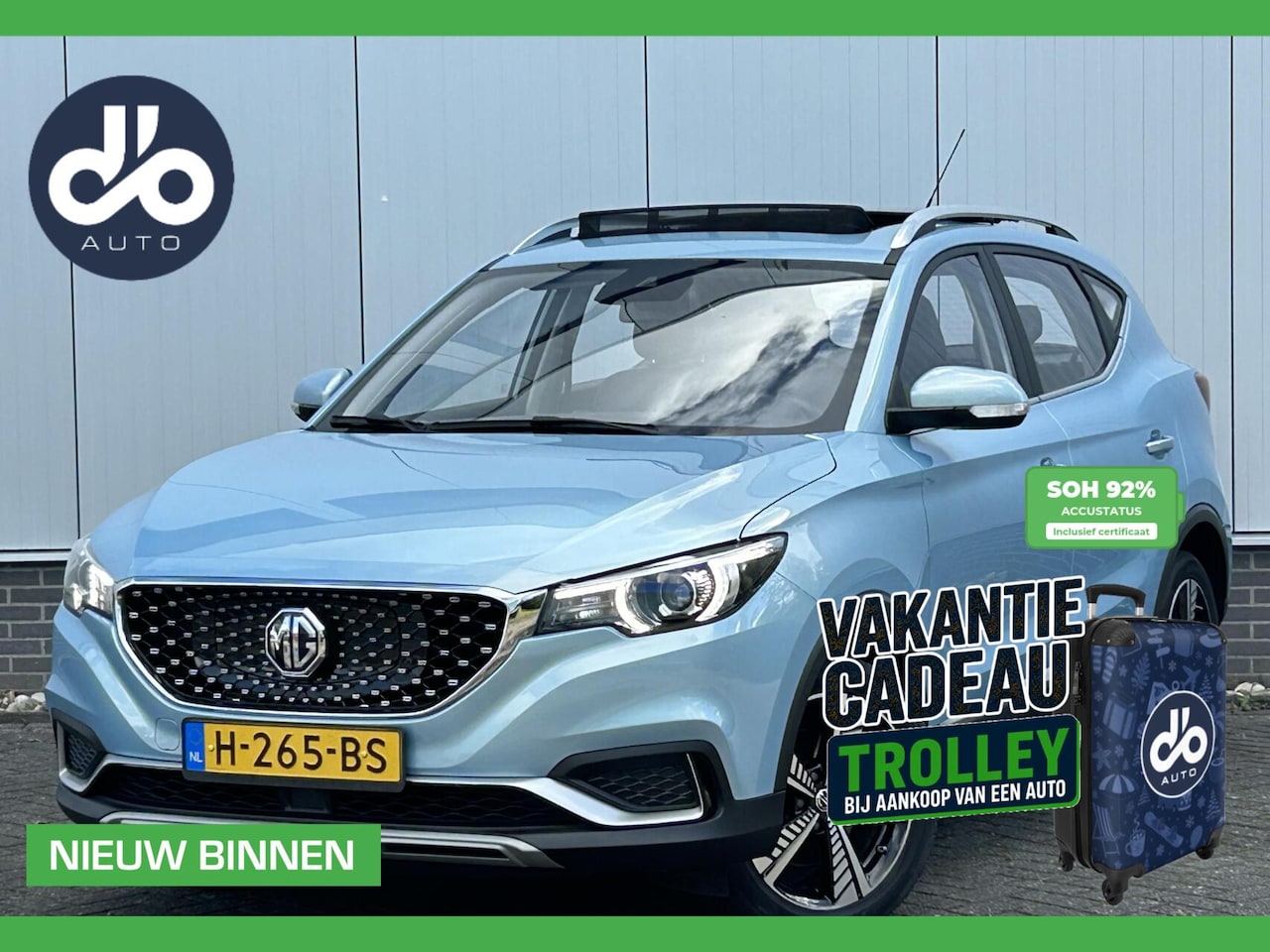 MG MG ZS EV - Luxury 45 kWh PANO DAK I LEER I NAVI + CAMERA I ORG.NL + NAP | SOH 92% - AutoWereld.nl