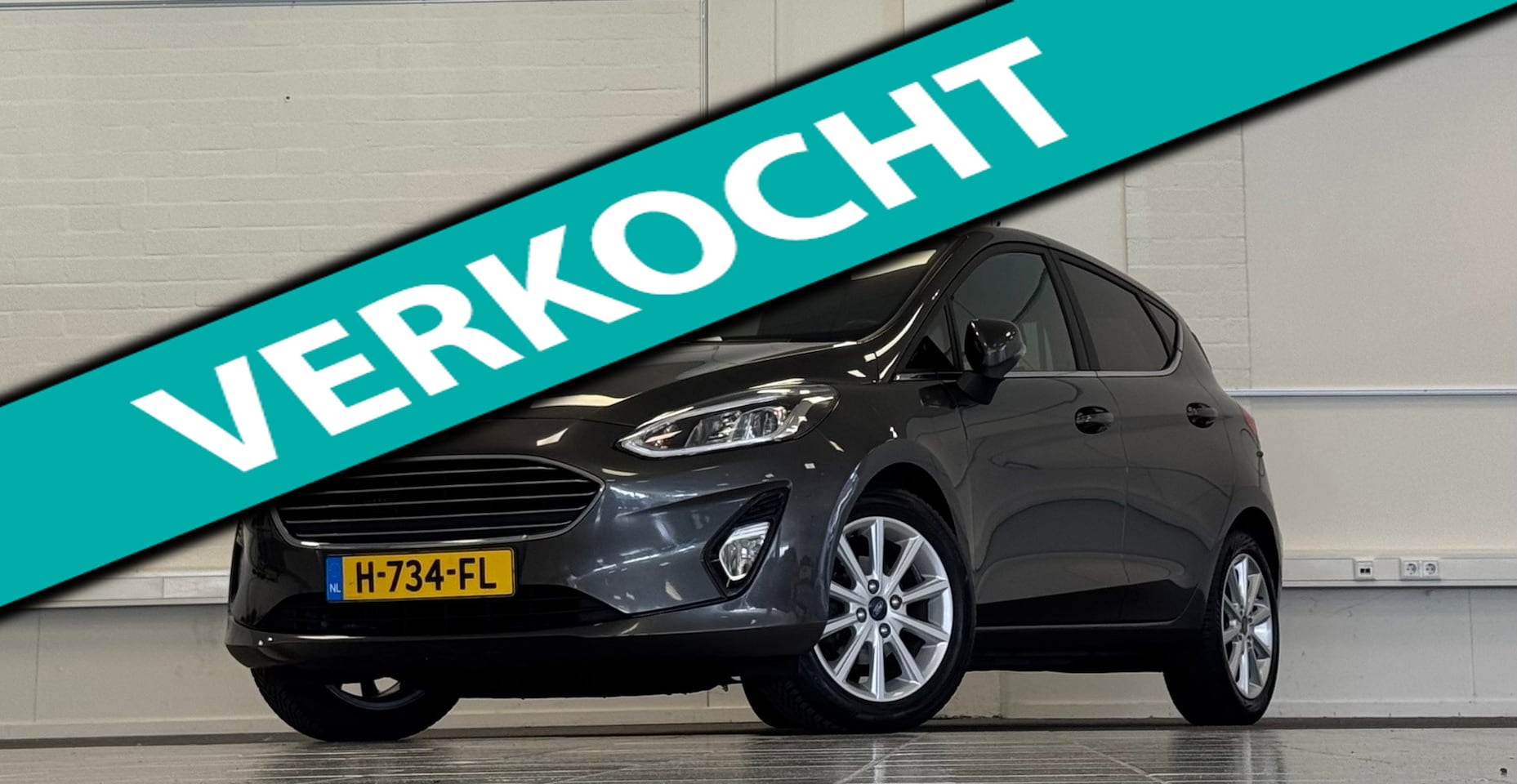 Ford Fiesta - 1.0 EcoBoost Titanium Garantie Clima PDC Android auto Mooi! - AutoWereld.nl