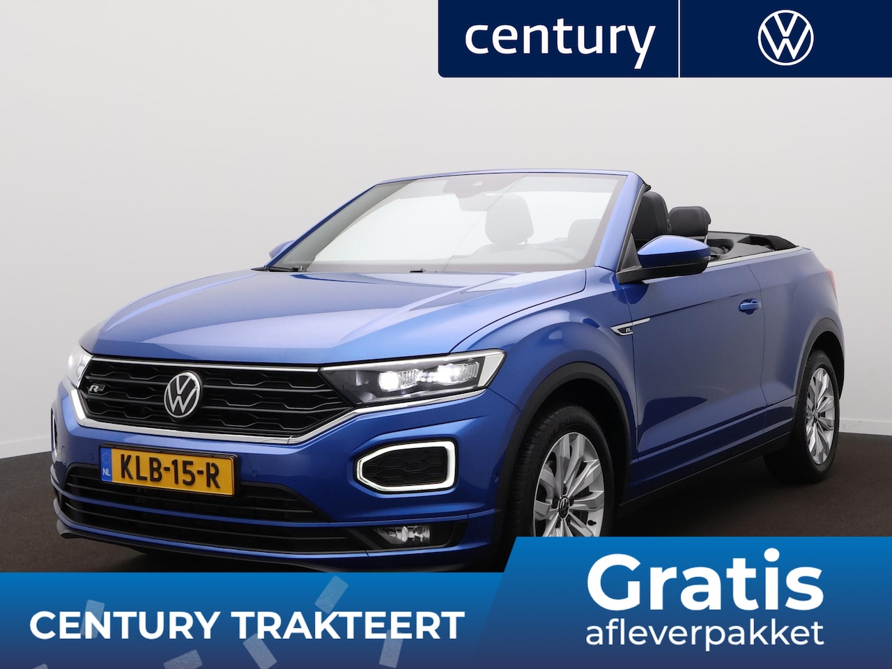 Volkswagen T-Roc Cabrio - 1.5 TSI R-Line Automaat / Camera / Dodehoek sensoren / Stoel/stuurverwarming / - AutoWereld.nl