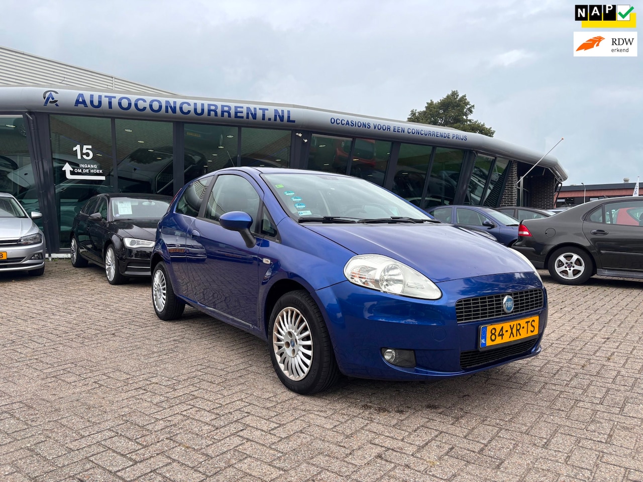 Fiat Grande Punto - 1.4 Dynamic 1.4 Dynamic, Airco, Nieuwe APK, Inruil mogelijk. - AutoWereld.nl