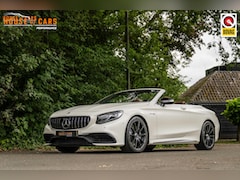 Mercedes-Benz S-klasse Cabrio - S63 AMG 585pk 4Matic |mat parelmoer|dealer onderhouden|Carbon exterieur|Burmester High end