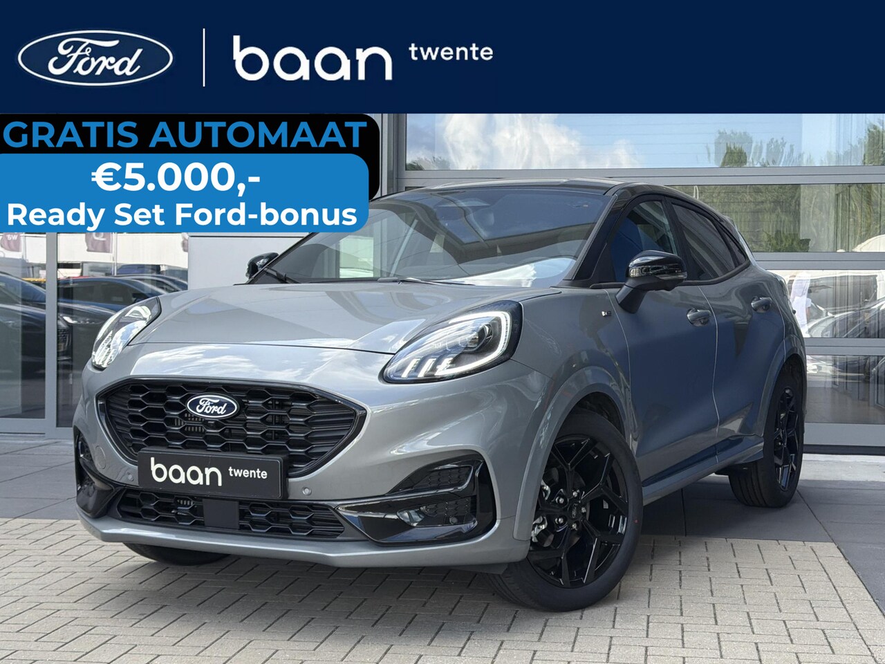 Ford Puma - 1.0 155 PK Automaat Hybrid ST-Line | Black Pack | Matrix | Driver Ass. Pack | Winter Pack - AutoWereld.nl