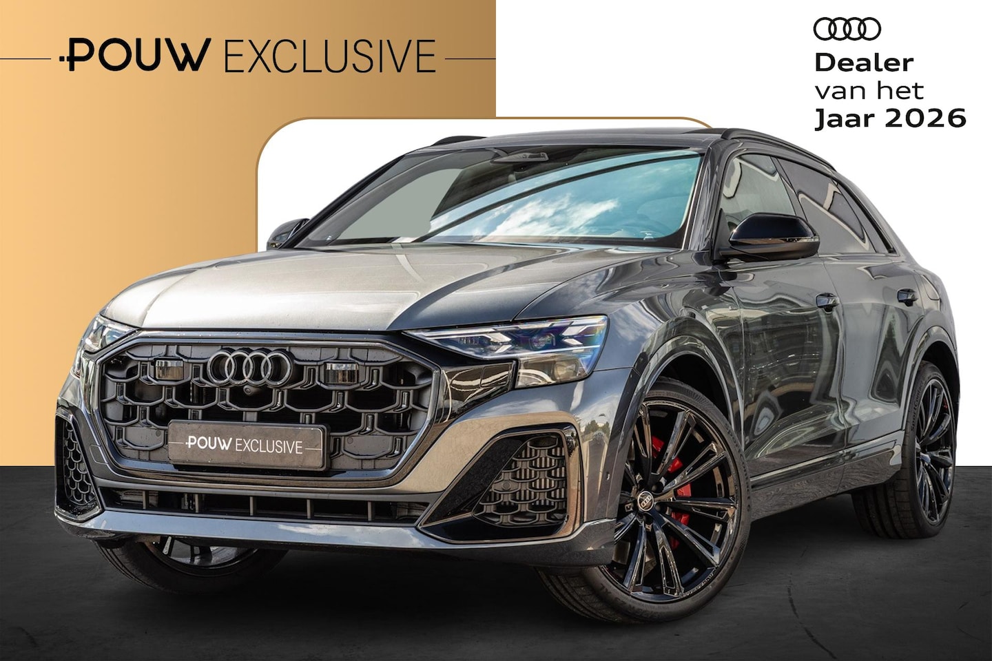 Audi Q8 - 60 TFSIe 489pk PHEV Quattro Pro Line S Competition | Panoramadak | Vierwielbesturing - AutoWereld.nl