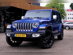 Jeep Wrangler Unlimited - 2.0T Sahara|Rijklaar|Overland|ACC|Camera|Trekhaak|Carplay|4X4|Alpine|Stuurwielverwarming