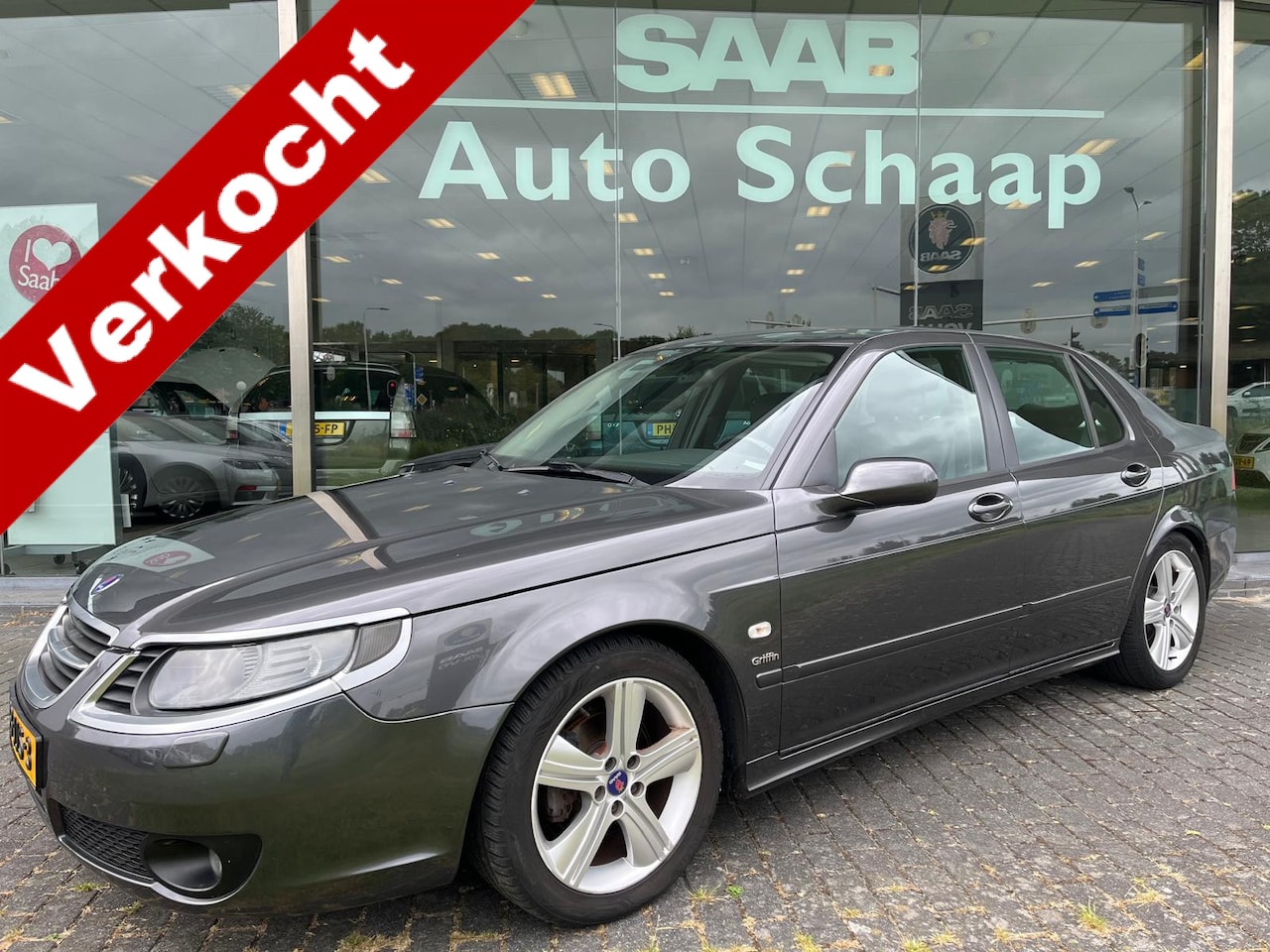 Saab 9-5 - 2.0t Griffin Sedan Automaat | Rijklaar incl garantie | Hirsch 210 pk Sportstoelen Trekhaak - AutoWereld.nl