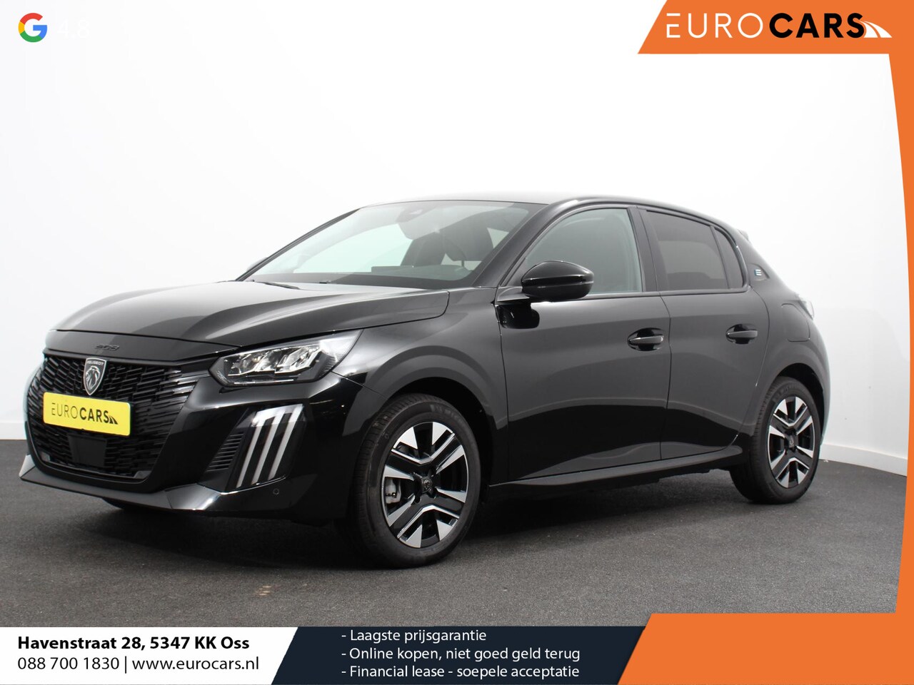 Peugeot e-208 - EV Allure Pack 50 kWh Warmtepomp Navigatie Apple Carplay Android Auto Parkeerhulp Cruise C - AutoWereld.nl