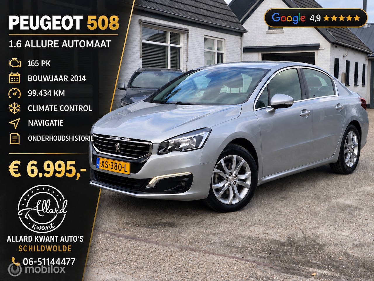 Peugeot 508 - 1.6 (165pk) Allure/Automaat/99.dkm/Trekhaak - AutoWereld.nl