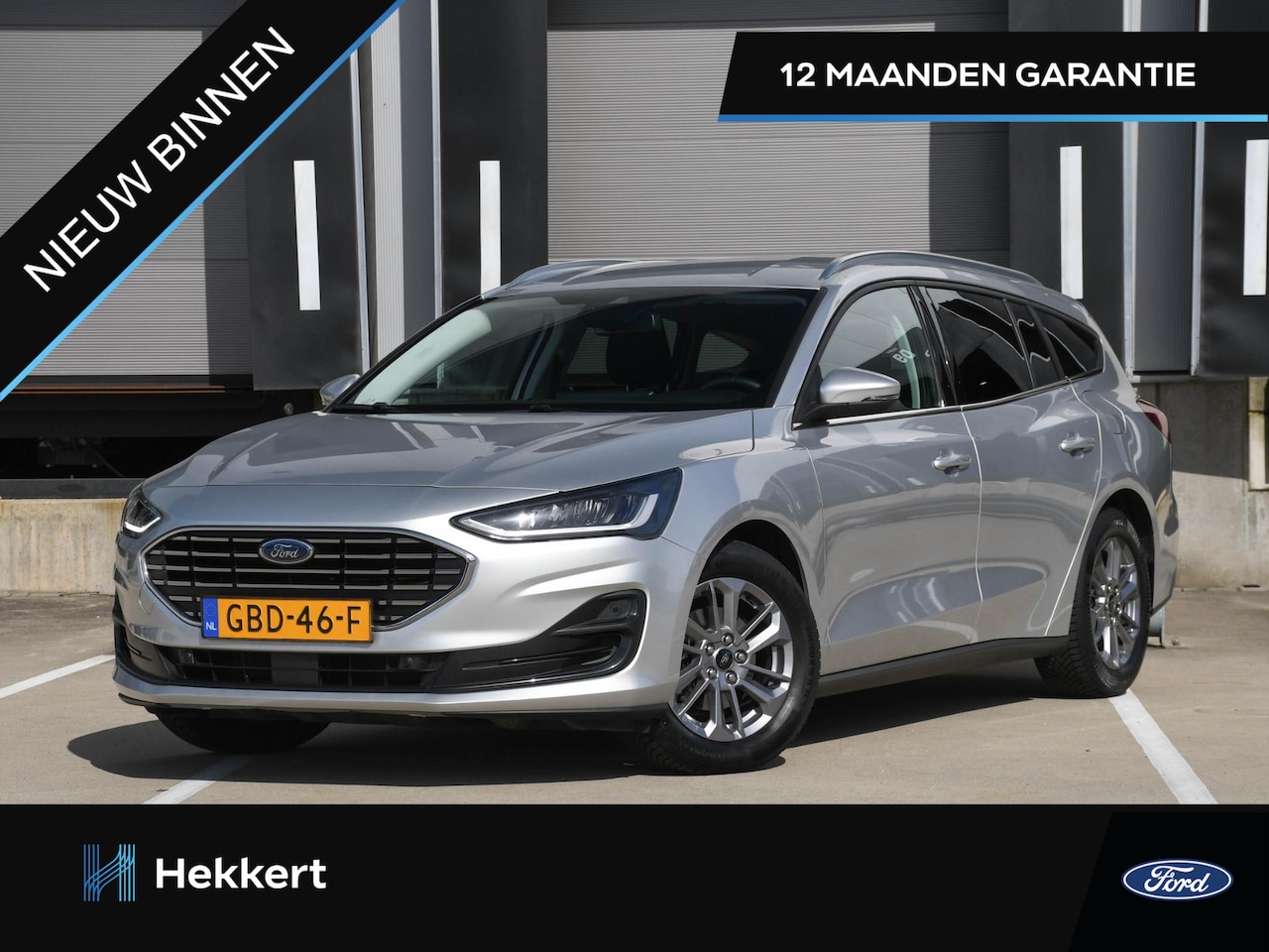 Ford Focus Wagon - Titanium 1.0 EcoBoost Hybrid 125pk NAVI | 16''LM | DAB | LANE KEEPING SYSTEM | LED | APPLE - AutoWereld.nl