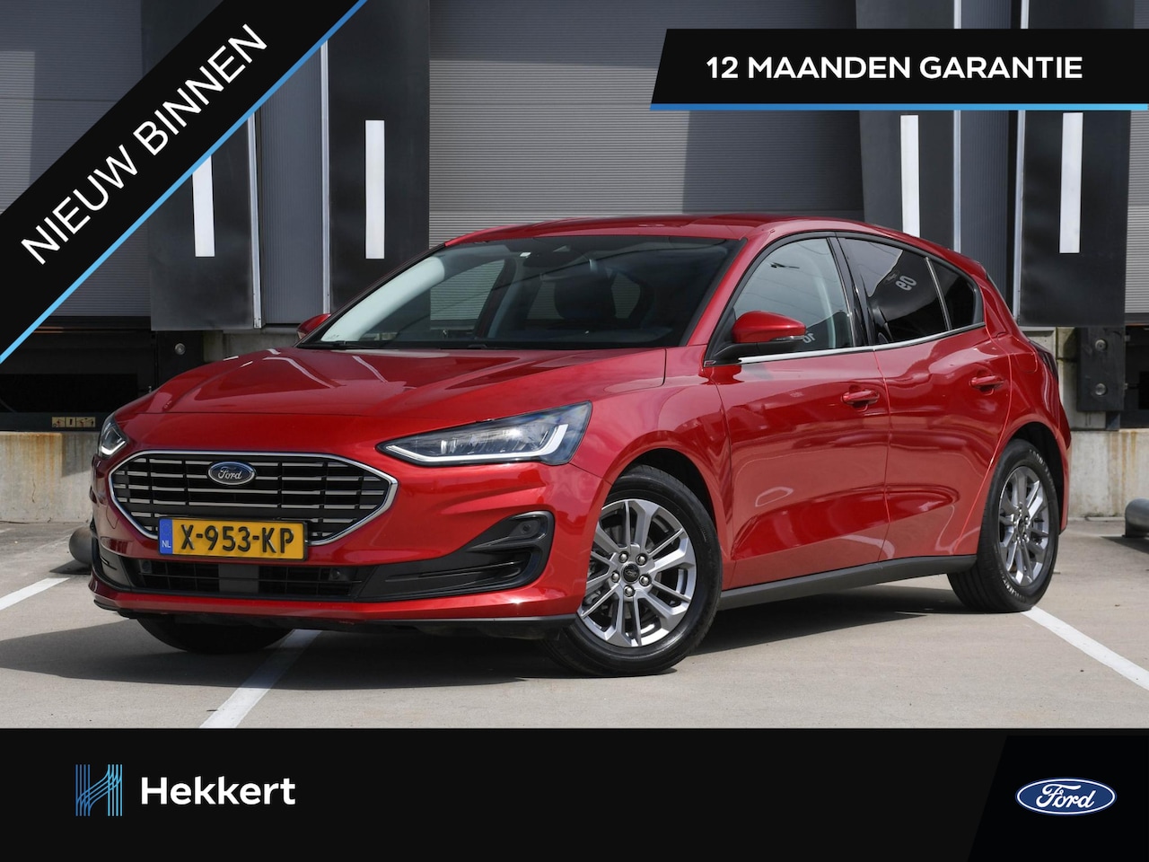 Ford Focus - Titanium 1.0 EcoBoost Hybrid 125pk STOEL/STUURVERWARMING | 17''LM | NAVI | DAB | LANE KEEP - AutoWereld.nl