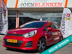 Kia Rio - 1.2 CVVT ComfortLine 5drs BJ.2015 / Airco / Cruise / Half Leer / Elektr. Pakket / 15"Lmv