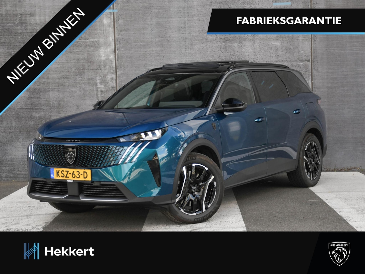 Peugeot 5008 - GT 1.6 Plug-in Hybrid 195pk Automaat 7-Persoons PANO-DAK | ADAP. CRUISE | ALCANTARA | ELEK - AutoWereld.nl