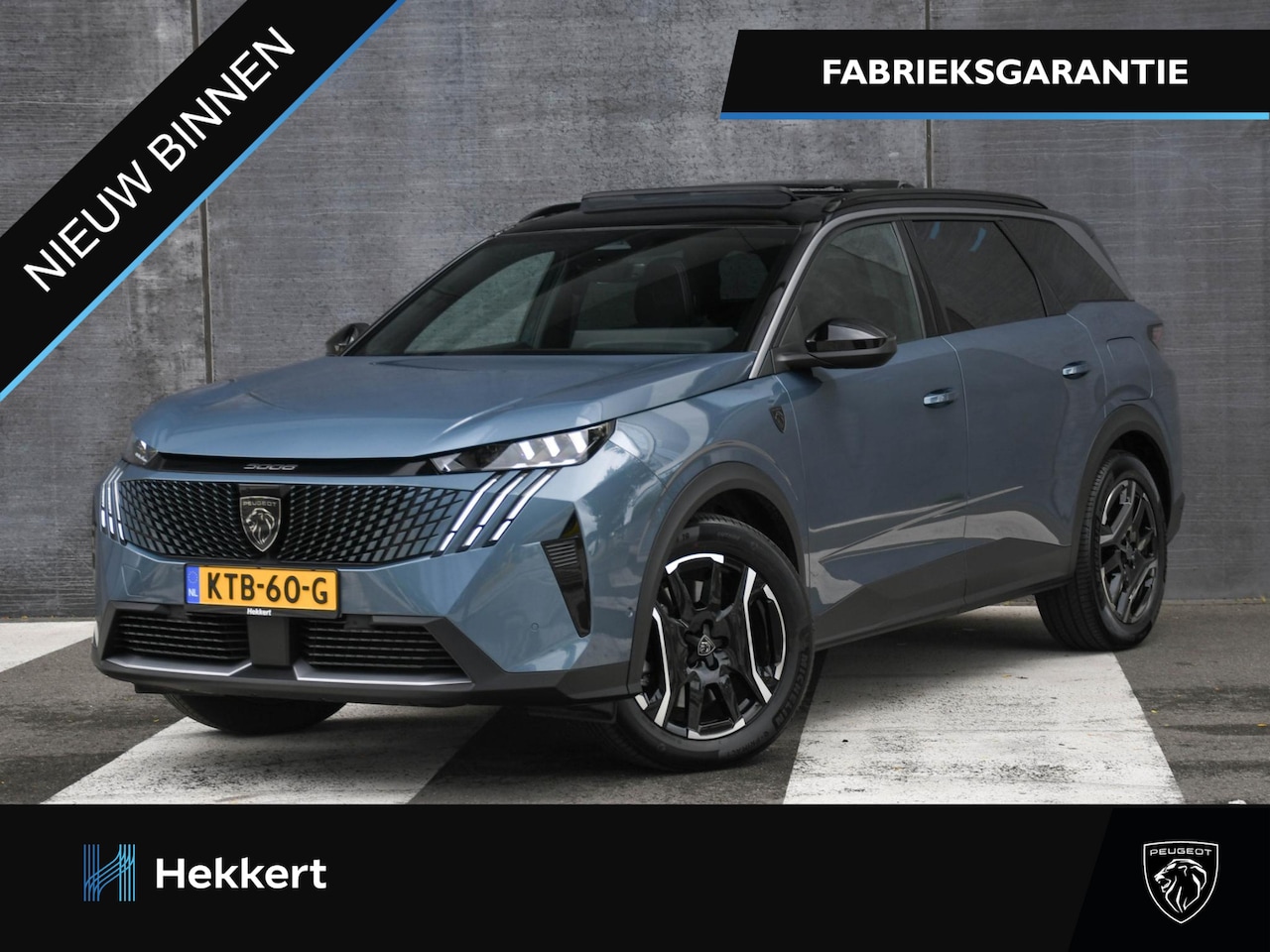 Peugeot 5008 - GT 1.6 Plug-in Hybrid 195pk Automaat 7-Persoons PANO-DAK | ADAP. CRUISE | ELEK. ACHTERKLEP - AutoWereld.nl