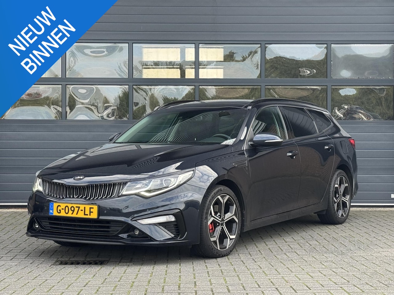 Kia Optima Sportswagon - 1.6 T-GDI DYNAMICPLUSLINE I AUTOMAAT I SCHUIF/KANTELDAK I HARMAN KARDON I STOELVERWARMING - AutoWereld.nl