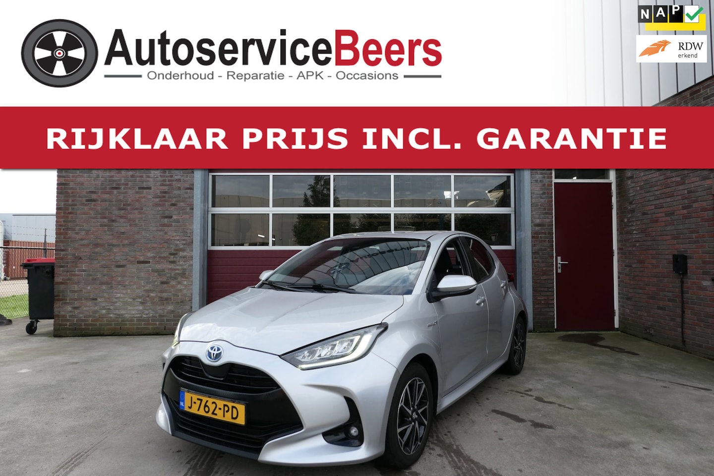 Toyota Yaris - 1.5 Hybrid, Nieuw Model !, Camera, Trekhaak, Adaptive Cruise, Carplay, Rijklaarprijs incl. - AutoWereld.nl