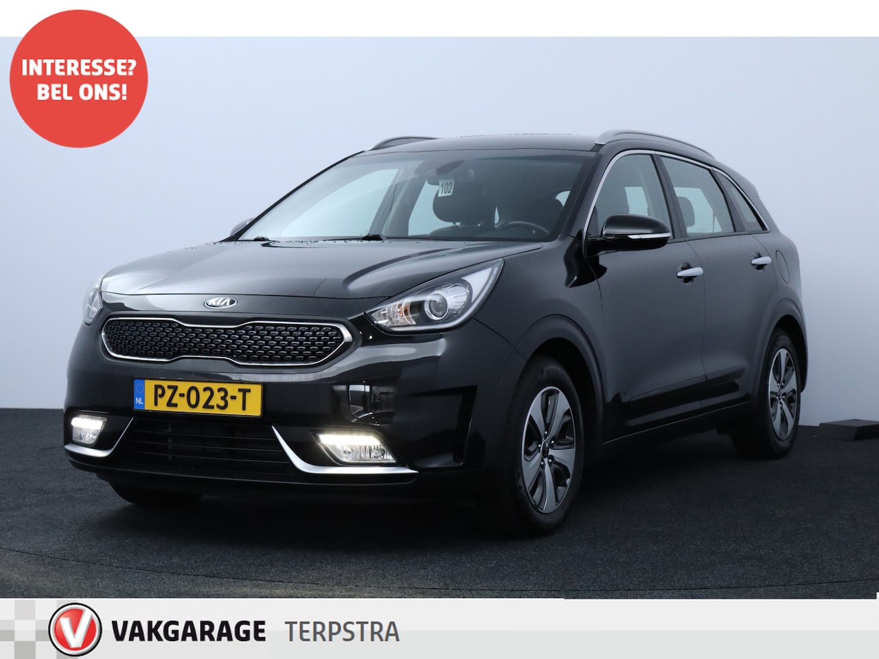 Kia Niro - 1.6 GDi Hybrid DynamicLine/ Trekhaak/ Half-Leder/ Camera/ Apple + Android/ Navi/ Clima/ Cr - AutoWereld.nl
