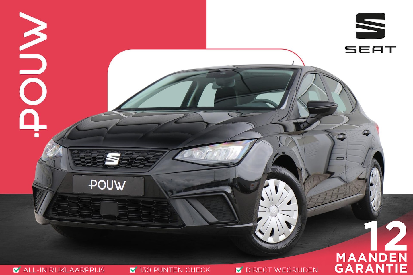 SEAT Ibiza - 1.0 MPI 80pk Reference | Airco | Full Link | Cruise Control - AutoWereld.nl