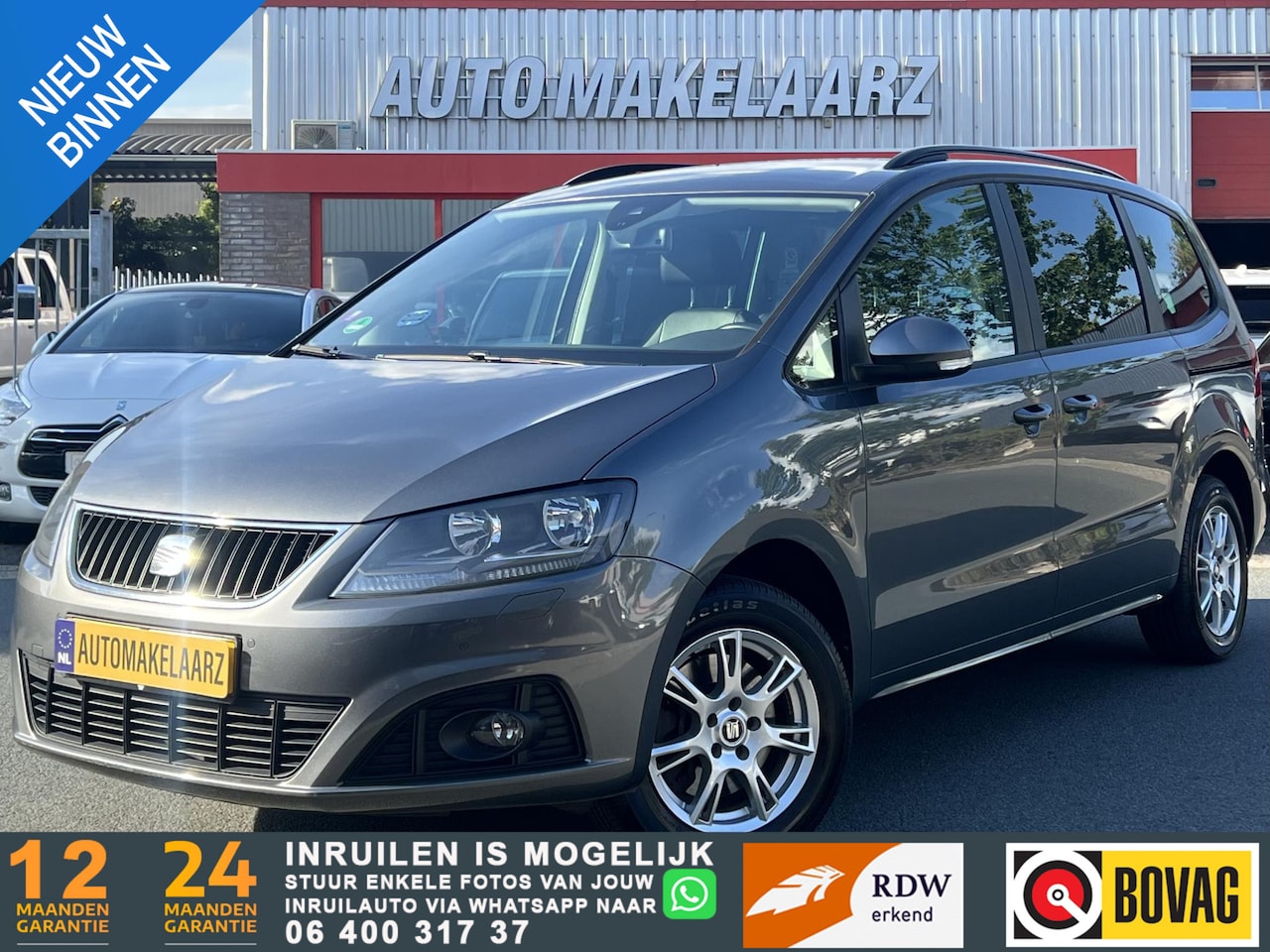 SEAT Alhambra - 1.4 TSI Businessline 7p LEDER MEMORY CAM - AutoWereld.nl