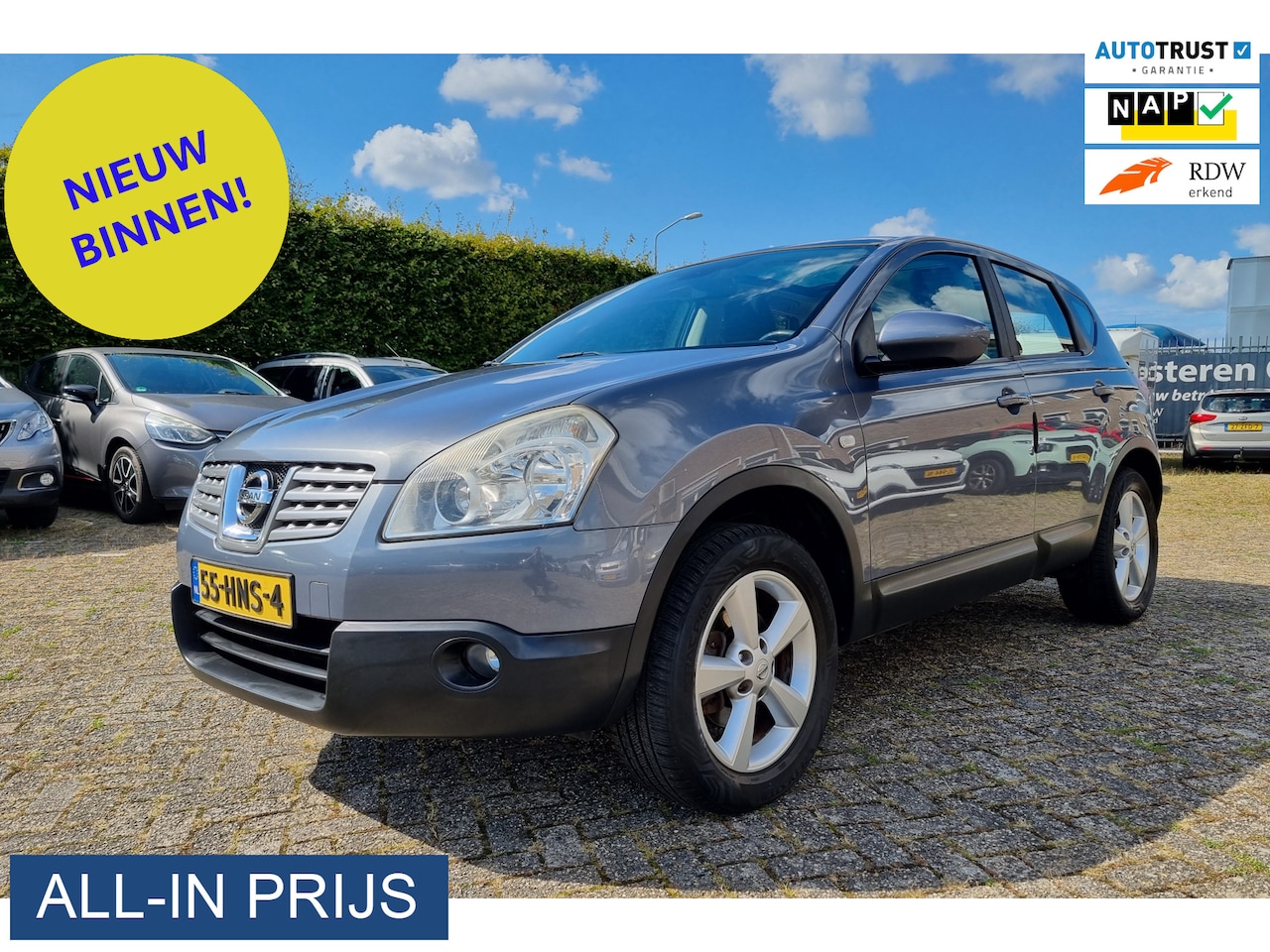 Nissan Qashqai - 1.6 Acenta ✅PANODAK ✅NIEUWE APK! ✅TREKHAAK - AutoWereld.nl