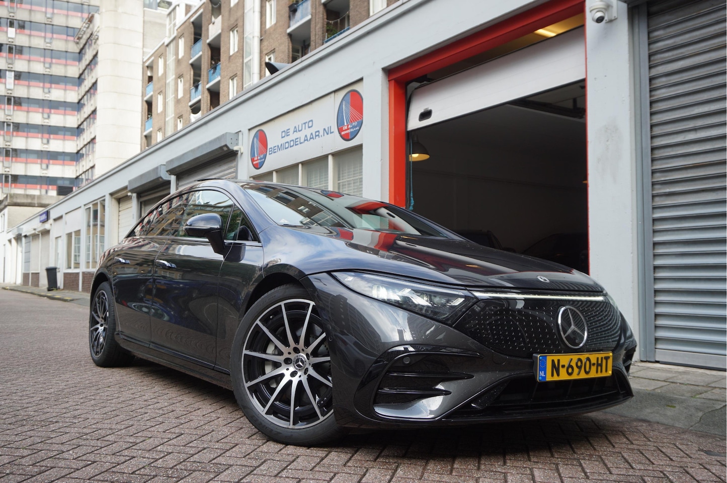 Mercedes-Benz EQS - 450+ Edition 1 108 kWh AMG Airmatic | Hyperscreen | Achterasbesturing | Panoramadak | Burm - AutoWereld.nl