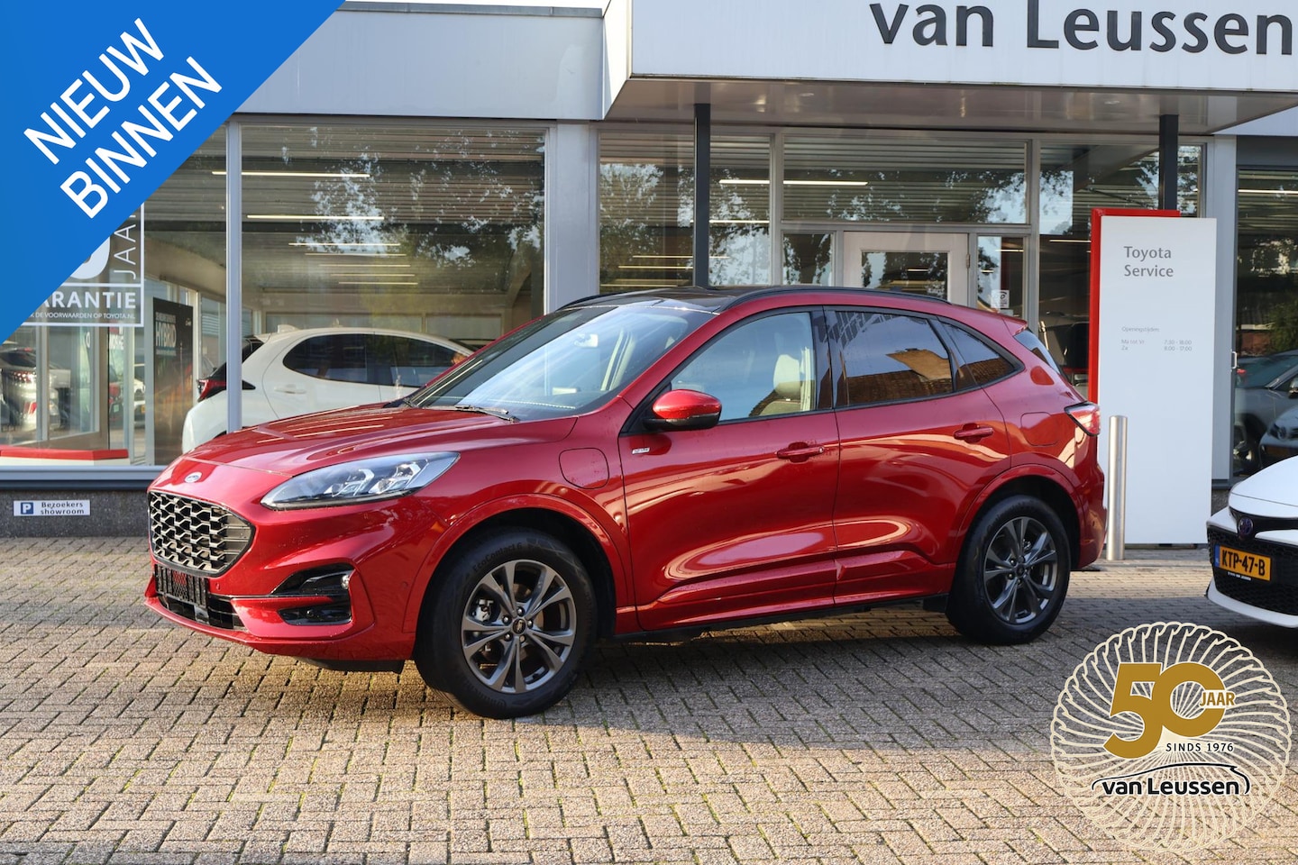 Ford Kuga - 2.5 PHEV Titanium DODEHOEK DETECTIE EL-A.KLEP NAVI DAB CLIMA EL-STOEL PARK.SENSOREN - AutoWereld.nl