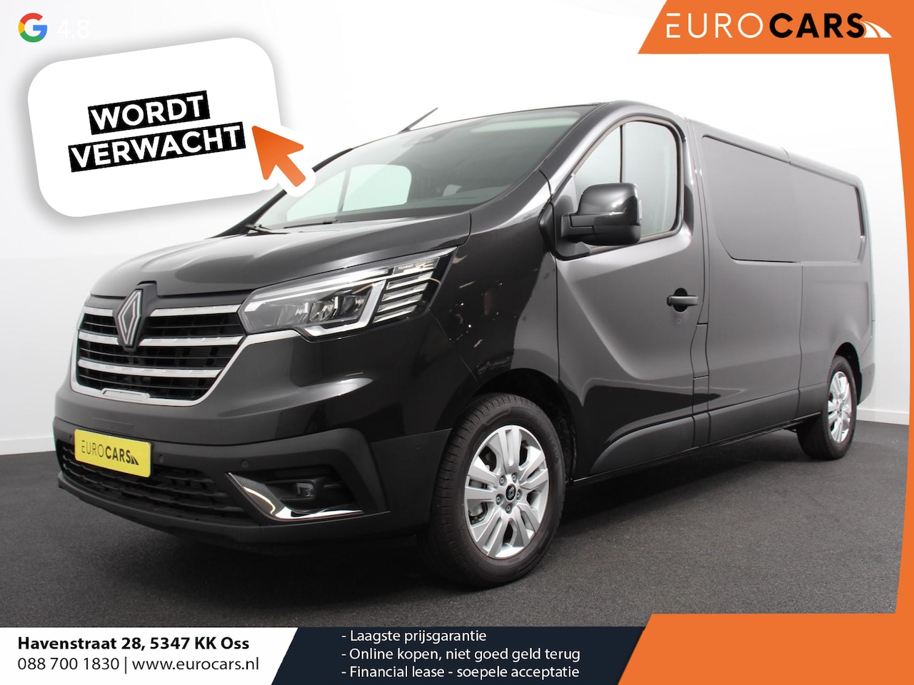 Renault Trafic - 2.0 Blue dCi 150 EDC T30 L2H1 Advance Dubbele Cabine Navigatie Airco Lichtmetalen velgen B - AutoWereld.nl