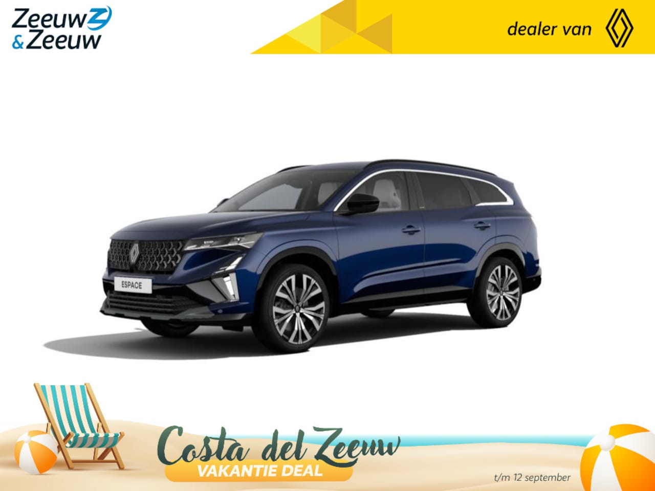 Renault Espace - (Zeeuw & Zeeuw Private Lease Actie v.a. € 716,-) E-Tech full hybrid 200 iconic 5p. | Wij m - AutoWereld.nl