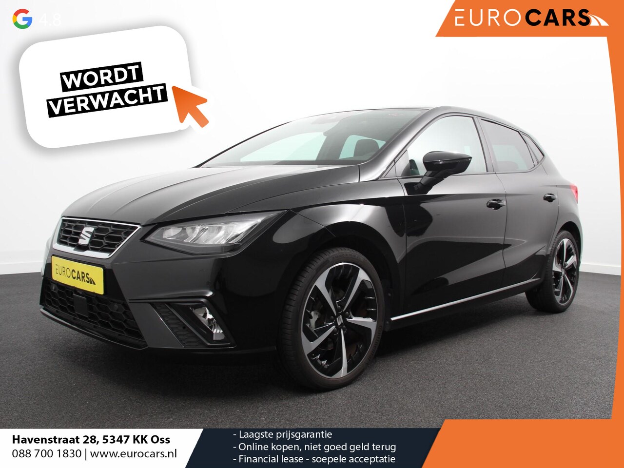 SEAT Ibiza - 1.0 EcoTSI 110pk Automaat FR DEMO ! Climate Control Adaptieve cruise control LED Keyless P - AutoWereld.nl