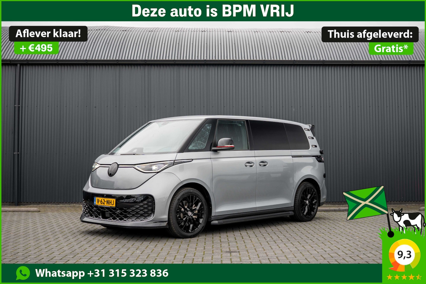 Volkswagen ID. Buzz Cargo - 79KWH | WLPT 445 | IQ Light| 360° Camera | Carplay | PDC | Zijschuifdeur L+R | - AutoWereld.nl