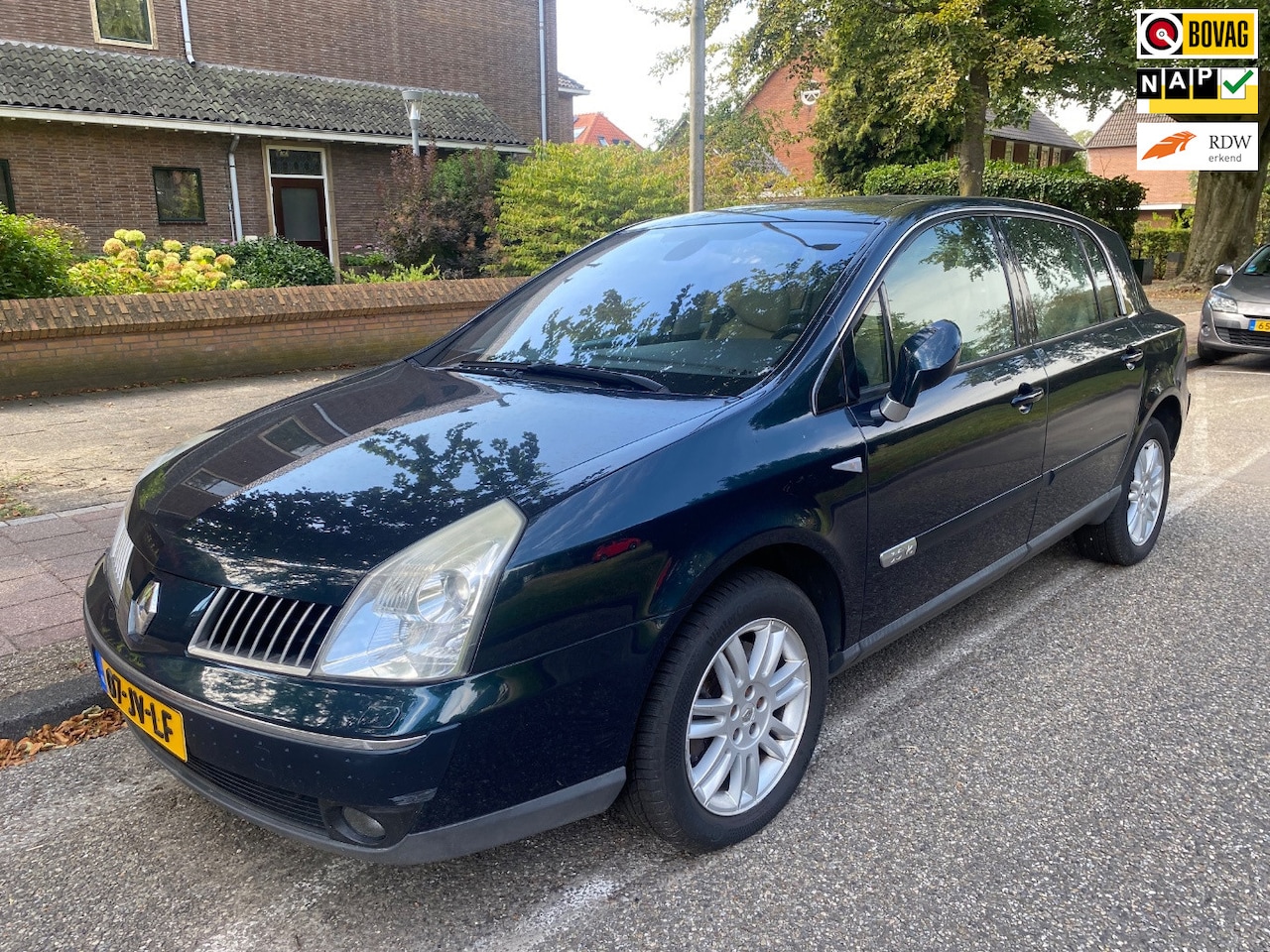 Renault Vel Satis - 3.5 V6 Privilége 3.5 V6 Privilége, Automaat, Leder, Pano, Airco, APK 03-27, NAP, NL Auto - AutoWereld.nl