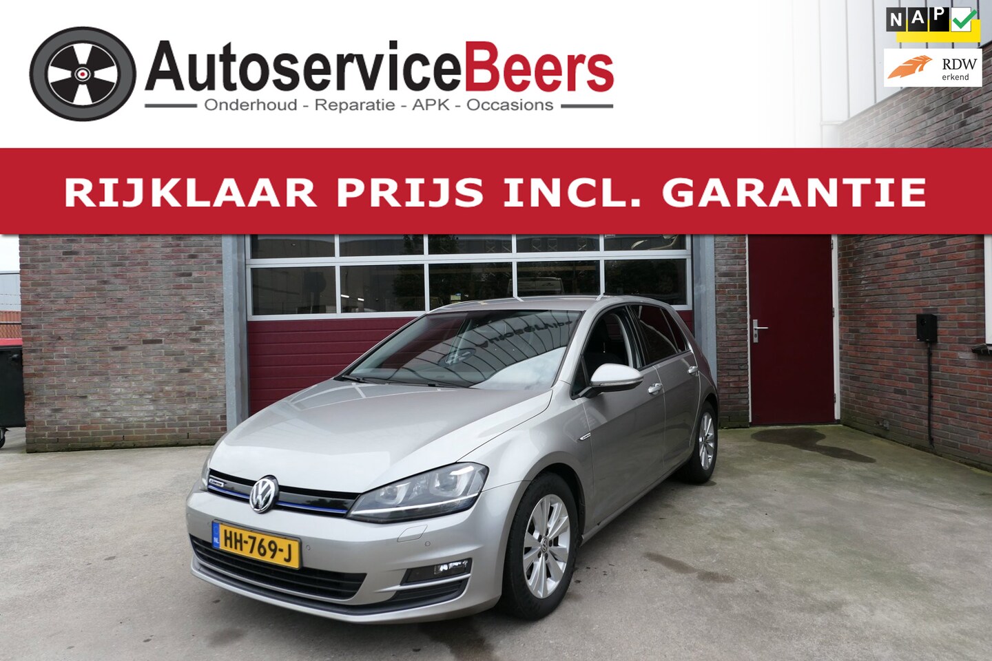 Volkswagen Golf - 1.0 TSI Business Edition Connected 1.0 TSI Business Edition Connected, Camera, Mooie auto, Cruise control, Rijklaarprijs incl - AutoWereld.nl