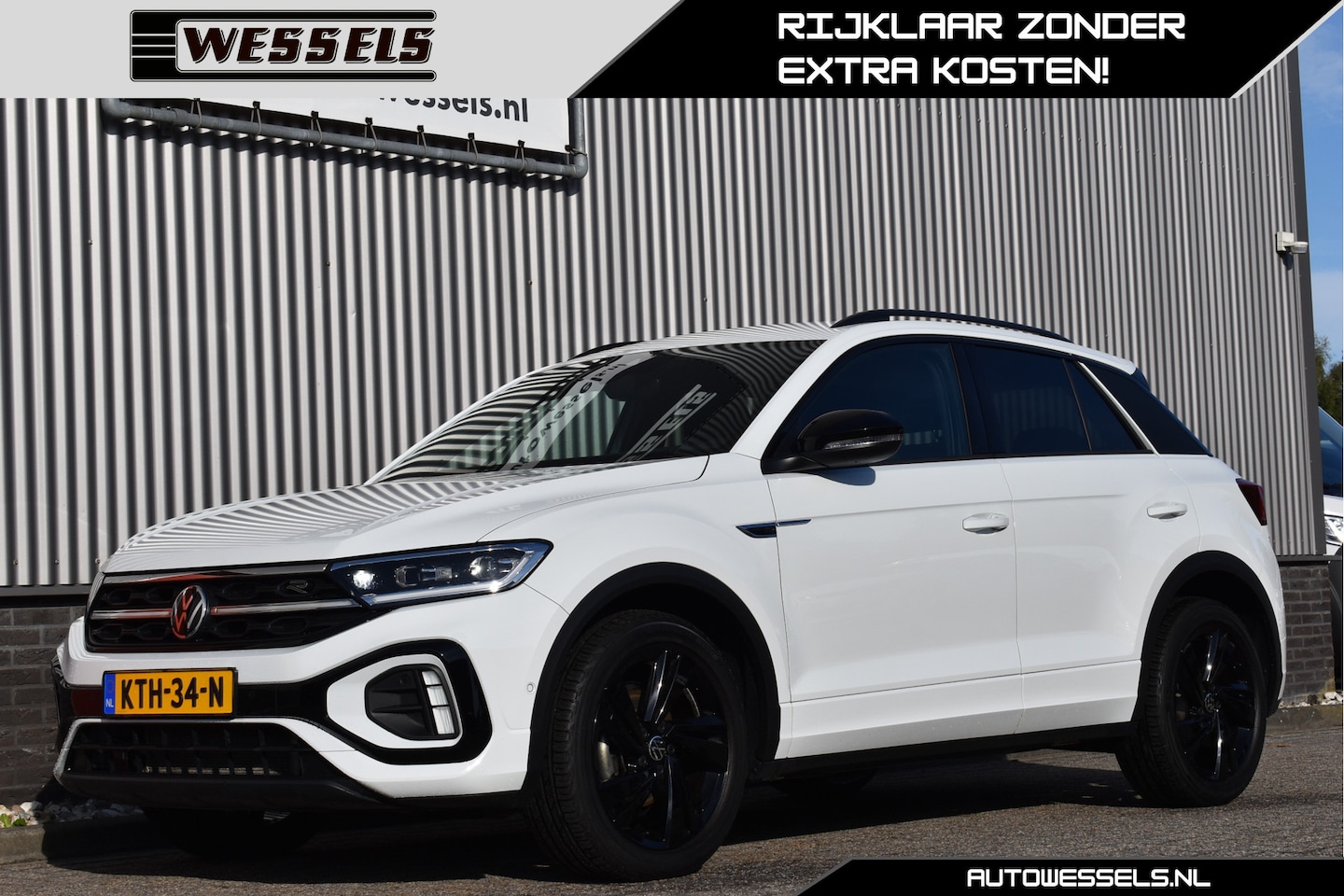 Volkswagen T-Roc - 1.5 TSI R-Line Black Style LED grill, Adaptive cruise, Ergo active + Massage, IQ Light, Af - AutoWereld.nl