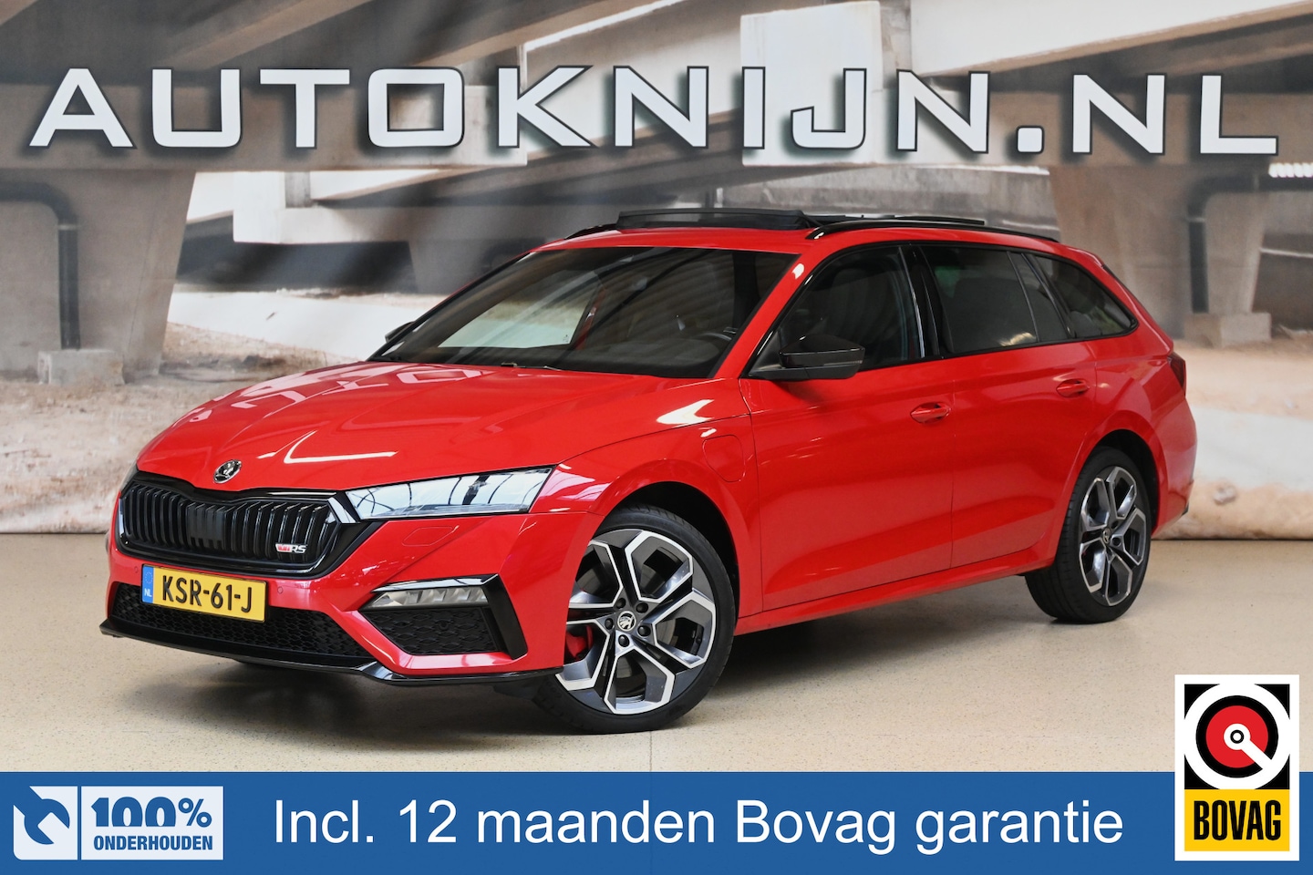 Skoda Octavia Combi - 1.4 TSI 245pk RS iV PHEV Business | Pano | Memory | HUD | Massage | 100% (Dealer) onderhou - AutoWereld.nl
