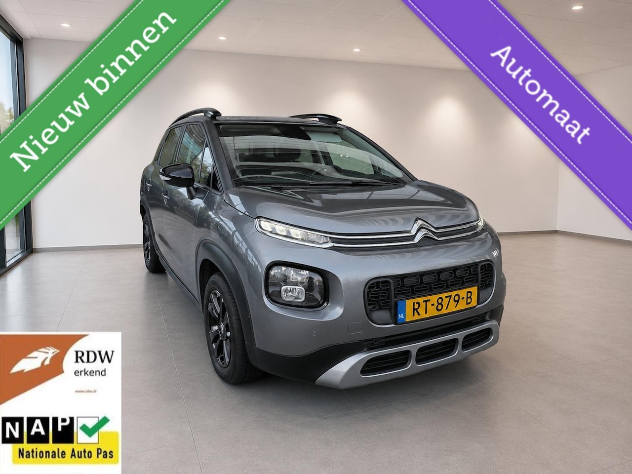 Citroën C3 Aircross - 1.2 PureT S&S Shine Airco/Carplay/APK27 - AutoWereld.nl