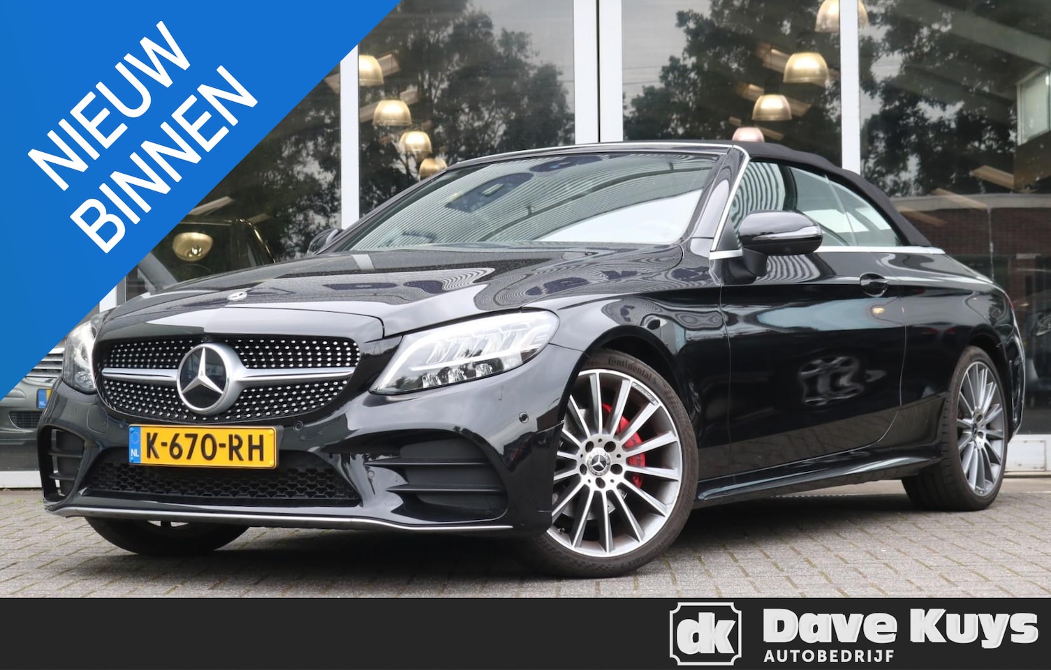 Mercedes-Benz C-klasse Cabrio - 200 AMG Line Airscarf | Sfeerverlichting - AutoWereld.nl