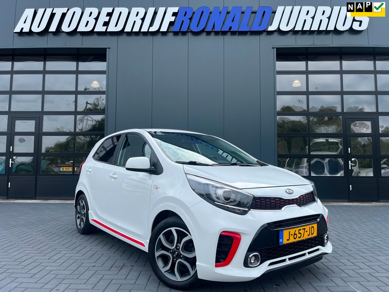 Kia Picanto - 1.0 MPi GT-Line Edition NL.Auto/Camera/Navigatie/Leder/Cruise/1Ste Eigenaar/Dealer onderho - AutoWereld.nl