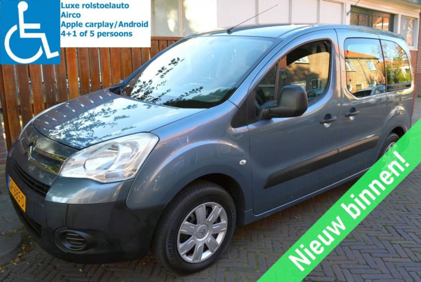 Citroën Berlingo - ROLSTOELAUTO  AIRCO  5-PERSOONS  APPLE CARPLAY/ ANDROID AUTO - AutoWereld.nl
