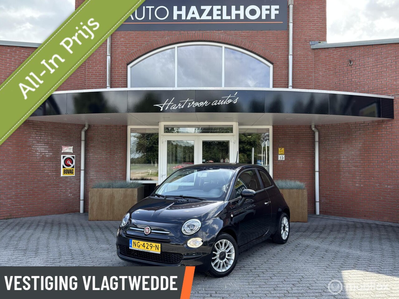 Fiat 500 - 0.9 TwinAir Turbo Popstar | Trekhaak! | Cruise Control |56Dkm! | - AutoWereld.nl