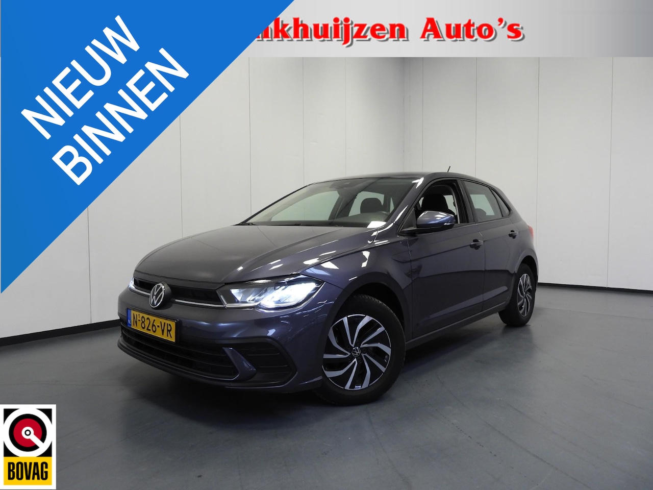 Volkswagen Polo - 1.0 TSI Life NAVI-APP/AIRCO/ADAPT.CRUISE/LED/PDC/15"LMV! - AutoWereld.nl