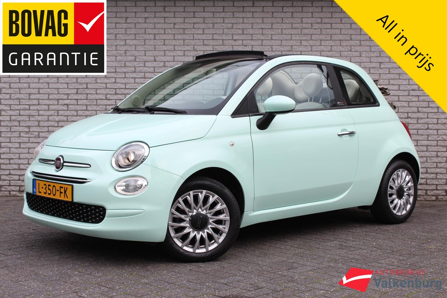Fiat 500 C - 1.0 70pk Hybrid Launch Edition | Cabriolet | Cruise | NAVI | LMV 15'' | Climatronic - AutoWereld.nl
