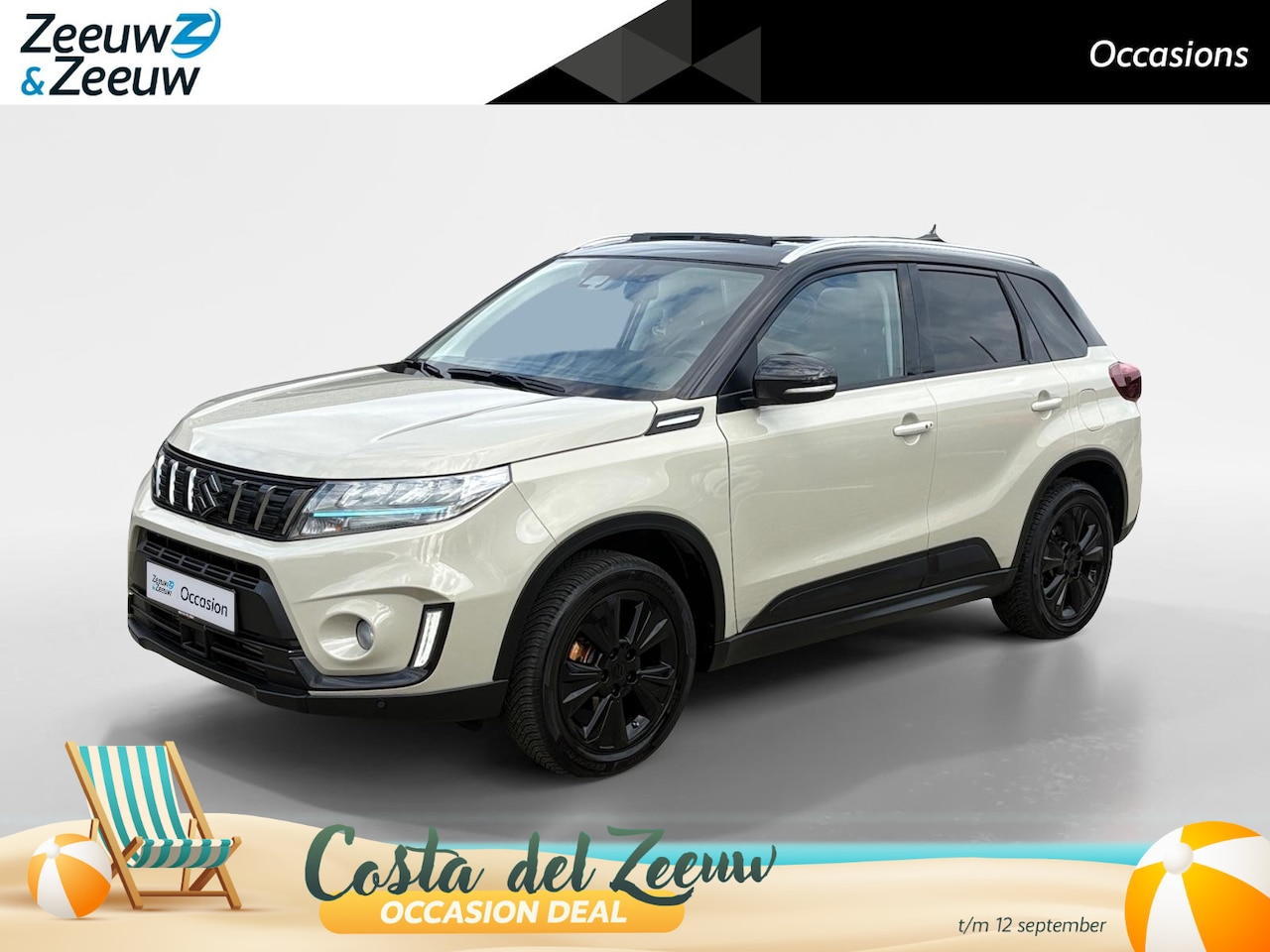 Suzuki Vitara - 1.4 Boosterjet Select Smart Hybrid AllGrip | Schuif- kanteldak | Navi | Stoelverwarming - AutoWereld.nl