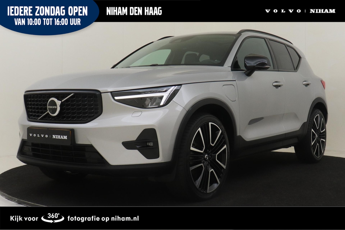 Volvo XC40 - T5 RECHARGE ULTIMATE DARK *VOL!* -PANO.DAK|HARMAN/KARDON|LEDER|POWER-SEATS|360°CAM|BLIS|AD - AutoWereld.nl