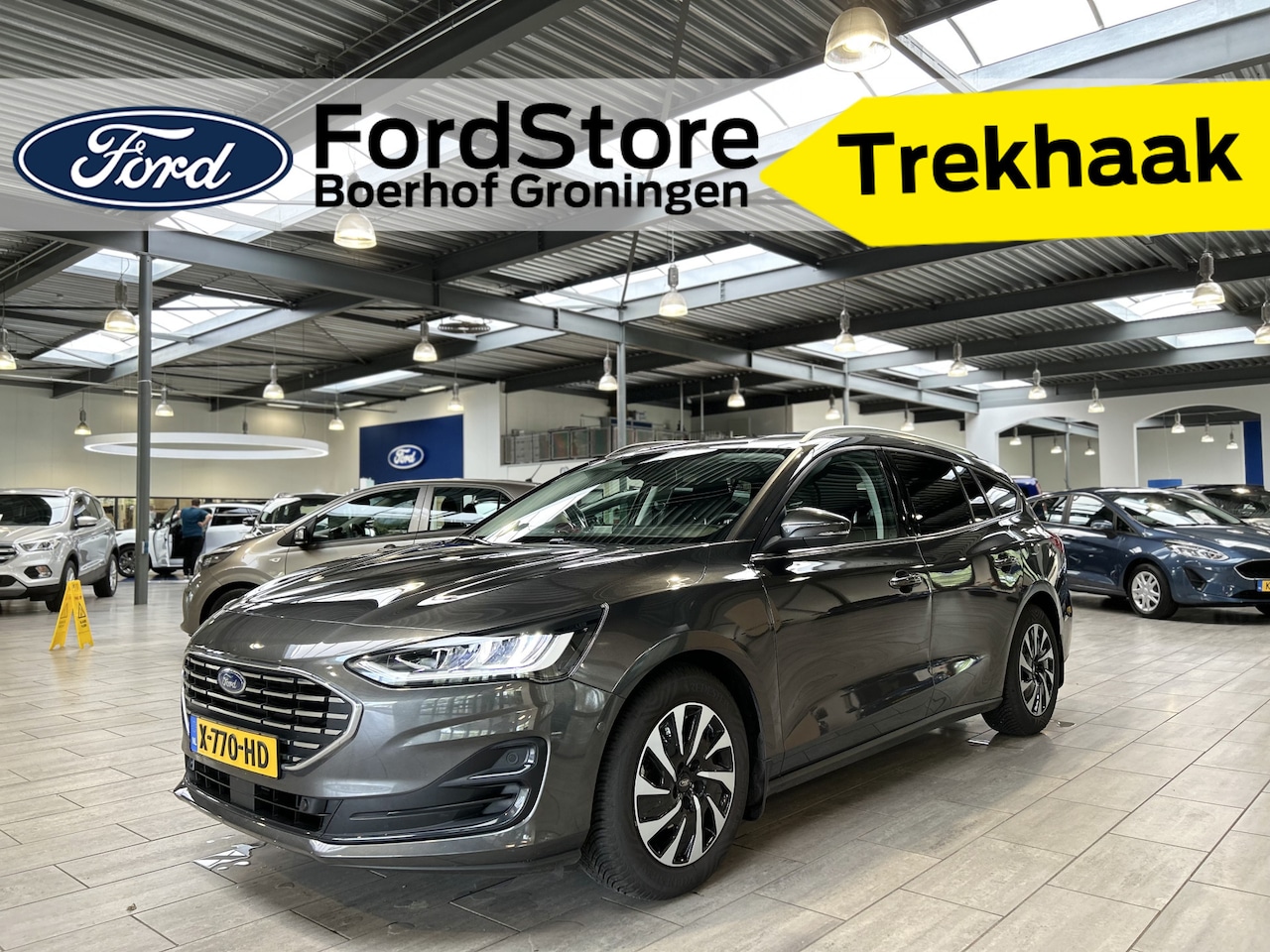 Ford Focus Wagon - EcoBoost Hybrid 125pk Titanium | Trekhaak | Winterpack | SYNC 4 | All-season banden | LED - AutoWereld.nl