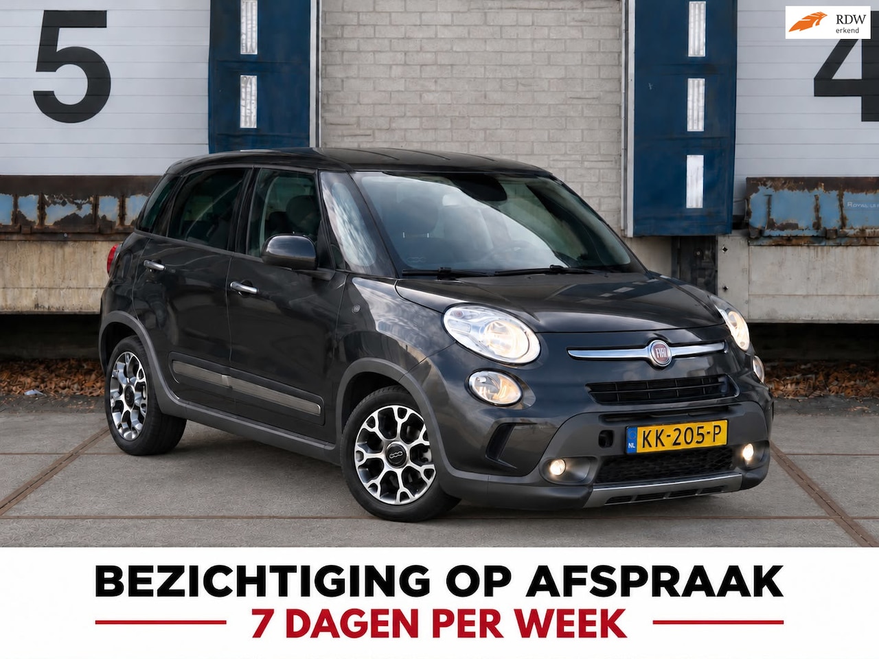Fiat 500 L - 0.9 TwinAir Trekking 0.9 TwinAir Trekking (LEER-Cruis+NAVI+CLIMA+GARANTIE) - AutoWereld.nl