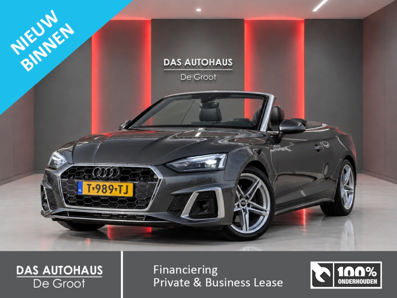 Audi A5 Cabriolet - 35 TFSI S Edition | Facelift | B&O | Nekverwarming | Massagestoel - AutoWereld.nl