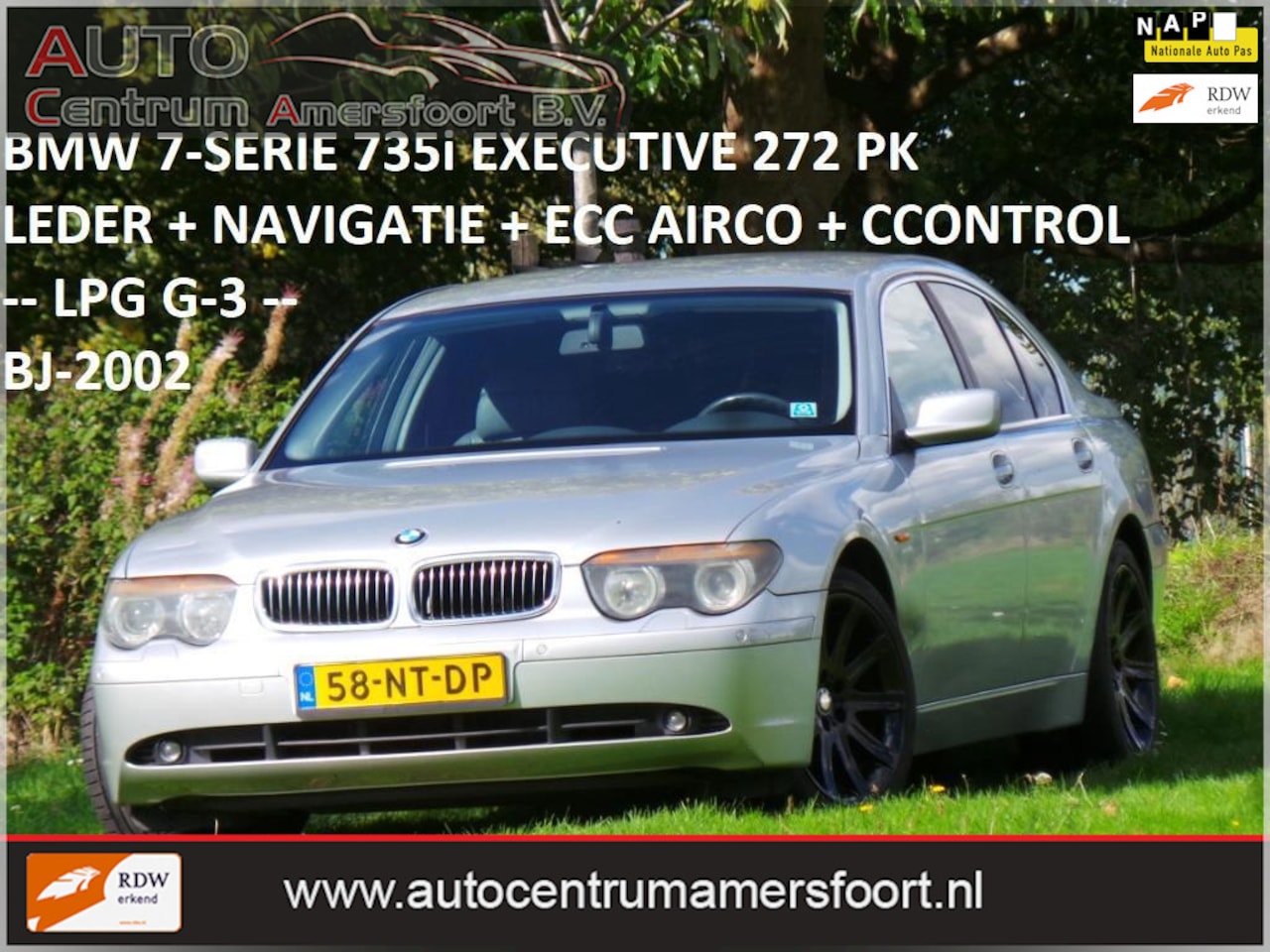 BMW 7-serie - 735i Executive 735i Executive ( LPG G-3 + INRUIL MOGELIJK ) - AutoWereld.nl